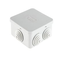 Коробка JBS070 70х70х40, 6 вых., IP44, серая (44056)