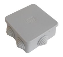Коробка JBS080 85х85х50, 6 вых., IP44, серая (44066)