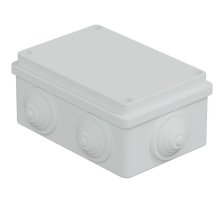 Коробка JBS120 120х80х50, 6 вых., IP55, белая (44008W-1)