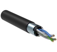 GENERICA F/UTP кат. 5E 100МГц 2 пары LDPE OUTDOOR черный (BC3-C5E02-339-500-G)