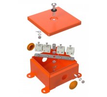 Коробка металлическая огнестойкая Е15-Е120 110х110х65 (70-0360-FR2.5-4) (Промрукав)