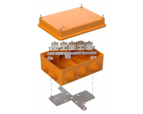 Коробка огнестойкая для о/п Е15-Е120 RAL2003 150х110х70 (40-0310-FR1.5-10) (Промрукав)