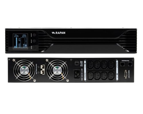 RAPAN-UPS 2000 RACK+4х9Ah (RAPAN-UPS 2000-RACK-IN-4х9-E) (8959)