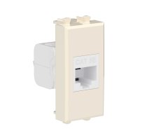 Розетка RJ-45, кат.5E, Avanti, 1 модуль, ванильная дымка (4405661)