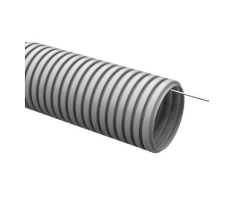 Труба ПВХ легкая серая с протяжкой D16 GENERICA (CTG20-16-K41-100-G)