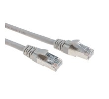 Патч-корд S/FTP CAT 6A (10G), RJ45-RJ45, 28AWG, LSZH, серый, 2м REXANT (02-0390-2)