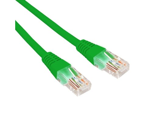 Патч-корд U/UTP CAT 6, RJ45-RJ45, 26AWG, LSZH, зеленый, 1м REXANT (02-0296-1)