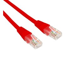 Патч-корд U/UTP CAT 6, RJ45-RJ45, 26AWG, LSZH, красный, 3м REXANT (02-0293-3)
