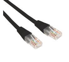 Патч-корд U/UTP CAT 6, RJ45-RJ45, 26AWG, LSZH, черный, 3м REXANT (02-0292-3)