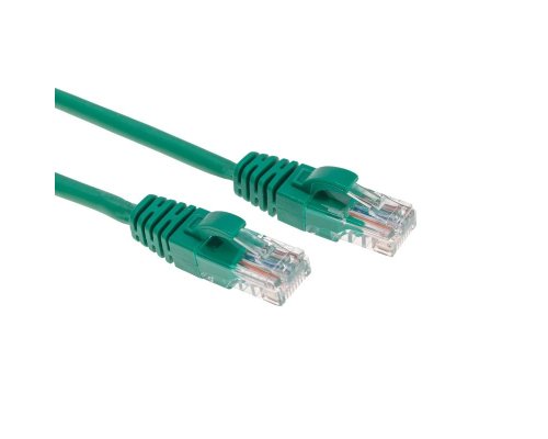 Патч-корд U/UTP, CAT 5e, RJ45-RJ45, 26AWG, LSZH, зеленый, 0,5м  REXANT (02-0106-05)
