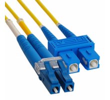 Патч-корд оптический переходной (SM), 9/125 (OS2), LC/UPC-SC/UPC, (Duplex), LSZH, 1м REXANT (50-2409)