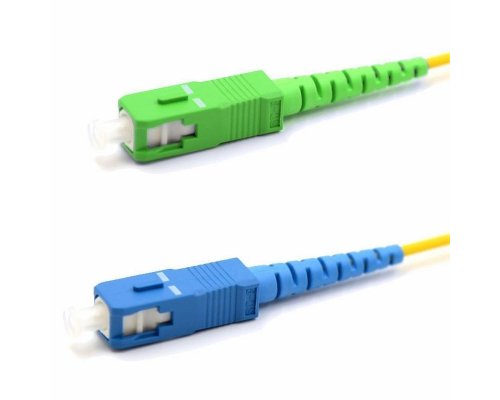 Патч-корд оптический переходной (SM), 9/125 (OS2), SC/APC-SC/UPC, (Simplex), LSZH, 10м REXANT (50-2062)
