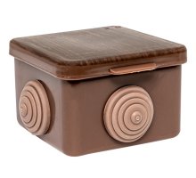 КМР-030-036 пылевлагозащитная (65х65х50) тёмное дерево (plc-kmr2-030-036-t)