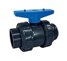 Ecoplast кран шаровый d25 (уплотнение TPV, остальное EPDM) с муфтовым окончанием (49447)