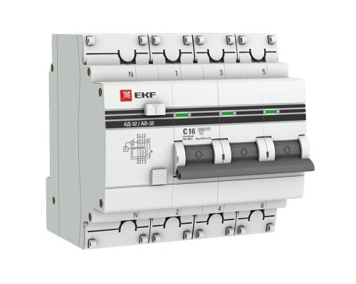OptiDin D63-22C10-AC-У3 2п C10 30мА 4.5кА, КЭАЗ (328097)