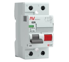 DV 2P 63А/ 30мА (AC)  AVERES (rccb-2-63-30-ac-av)