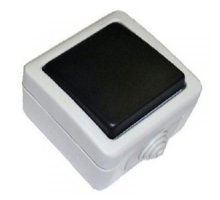 Выключатель одноклавишный EF600SD, серый, LK Aqua (80002)