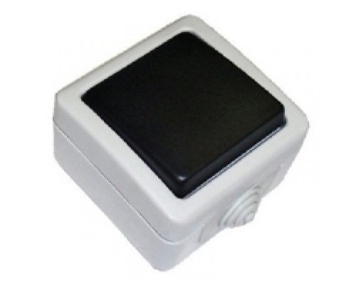 Выключатель одноклавишный EF600SD, серый, LK Aqua (80002)