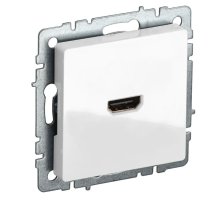Розетка HDMI BRITE PHDMI-0-БрБ белая (BR-H10-K01)