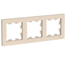 AtlasDesign рамка 3-местная универсальная, бежевый (ATN000203)