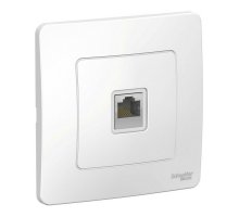 BLANCA розетка RJ45 1-местная, кат. 5Е, скрытой установки, белый (BLNIS045001)
