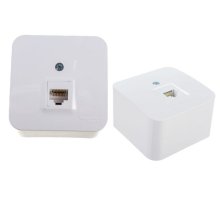 BLANCA розетка RJ45 1-местная, кат. 5Е, открытой установки, белый (BLNIA045001)