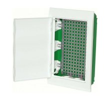City9 Box IT 36 модулей встраиваемый с белой дверцей, 2 розетки (EZ9E312P2FIT)