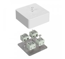 Коробка огнестойкая для кабель-канала Е15-Е120 RAL9003 75х75х30 (40-0450-FR6.0-8) (Промрукав)