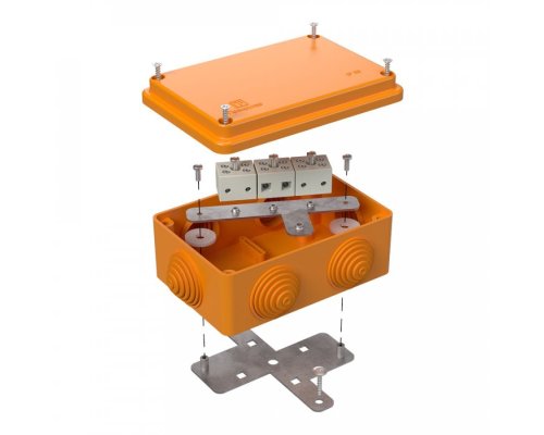 Коробка огнестойкая для о/п Е15-Е120 RAL2003 120х80х50 (40-0340-FR6.0-6) (Промрукав)