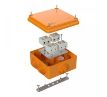 Коробка огнестойкая для о/п Е15-Е120 RAL2003 100х100х50 (40-0300-FR6.0-8)