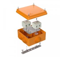 Коробка огнестойкая для о/п Е15-Е120 RAL2003 100х100х50 (40-0300-FR10.0-4) (Промрукав)