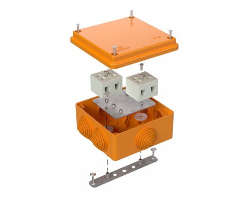 Коробка огнестойкая для о/п Е15-Е120 RAL2003 100х100х50 (40-0300-FR10.0-4) (Промрукав)