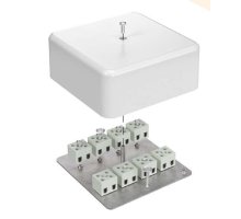 Коробка огнестойкая для кабель-канала Е15-Е120 RAL9003 103х103х45 (40-0470-FR10.0-6) (Промрукав)