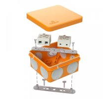 Коробка огнестойкая для о/п двухкомпонентная Е15-Е120 RAL2003 80х80х40 (60-0210-FR10.0-4) (Промрукав)