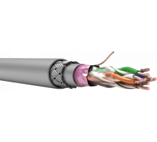 TechnoLAN F/UTP SWA PS Cat 5e ZH нг(A)-HF 2x2x0,52