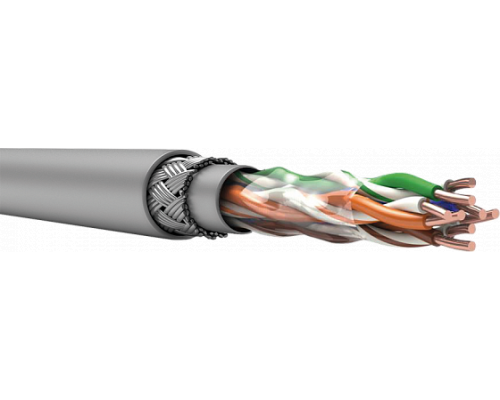TechnoLAN U/UTP SWA PS Cat 5e ZH нг(A)-HF 2x2x0,52