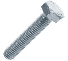 Болт с шестигранной головкой оцинкованный М10х40 (DIN 933) (25 шт) (PR08.4816)