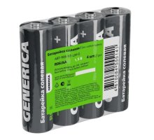 Батарейка солевая R06/AA GENERICA (4 шт) (ABT-R06-ST-L04-G)
