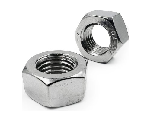Гайка М8 DIN 934, нержавеющая сталь А2 (100 шт)