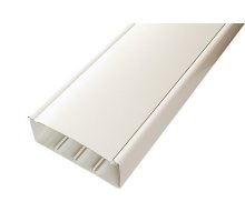 Короб с крышкой 130х50х2000мм, белый (130001S)