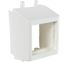 Суппорт с рамкой 1 пост (45х45) на профиль для короба 60х16 (060007S)
