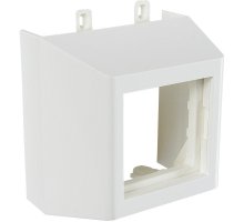Суппорт с рамкой 1 пост (45х45) на профиль для короба 75х20 (075007S)