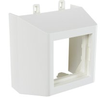 Суппорт с рамкой 1 пост (45х45) на профиль для короба 100х50, 105х50 (100012S)