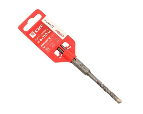 Бур по бетону SDS-plus 6х110 мм (4 резца) Expert (db-6-110-4х4)