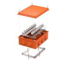 Коробка огнестойкая для о/п Е15-Е120 RAL2003 200х150х75 (40-0320-FR2.5-28) (Промрукав)