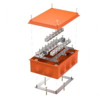 Коробка огнестойкая для о/п Е15-Е120 RAL2003 200х150х75 (40-0320-FR2.5-40) (Промрукав)