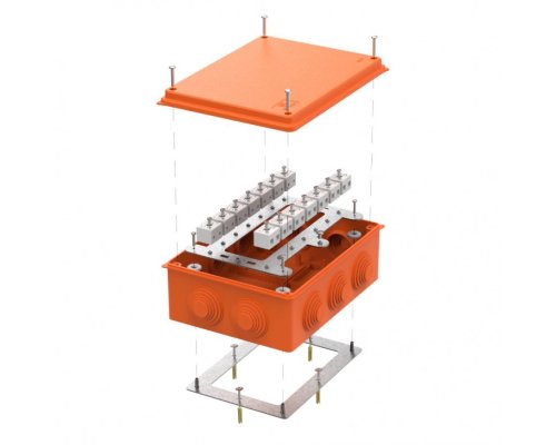 Коробка огнестойкая для о/п Е15-Е120 RAL2003 200х150х75 (40-0320-FR6.0-28) (Промрукав)