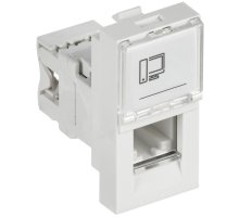 Розетка компьютерная RJ45 PRIMER РКИ-10-00-П-6 UTP кат.6 1 модуль белая (PR-KK40D-RI-0-1-C06U-K01)