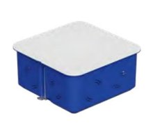 Коробка распределительная с крышкой для г/к 100х100х50, синий (44667)