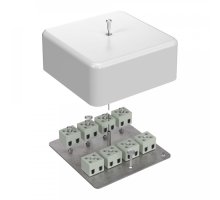 Коробка огнестойкая для кабель-канала Е15-Е60 (латунь) RAL9003 103х103х45 (40-0470-FR6.0-16-Е60) (Промрукав)